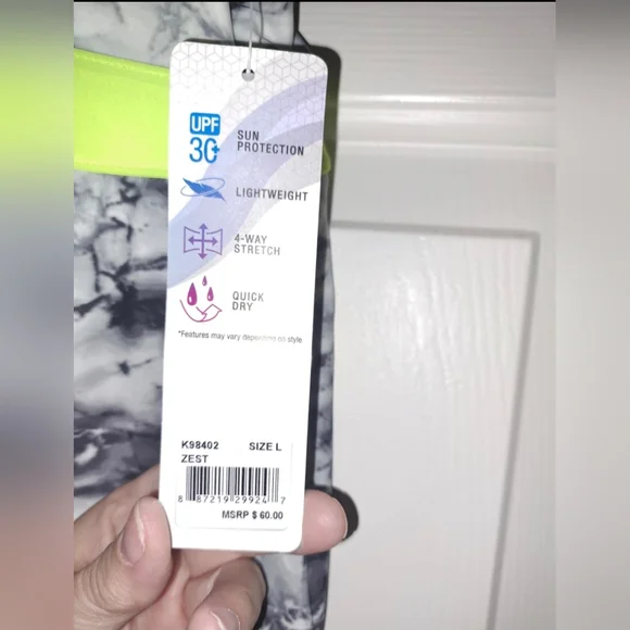 ZeroXposur Active Dress Black & White with Yellow Accents - Size Large - Picture 4 of 10